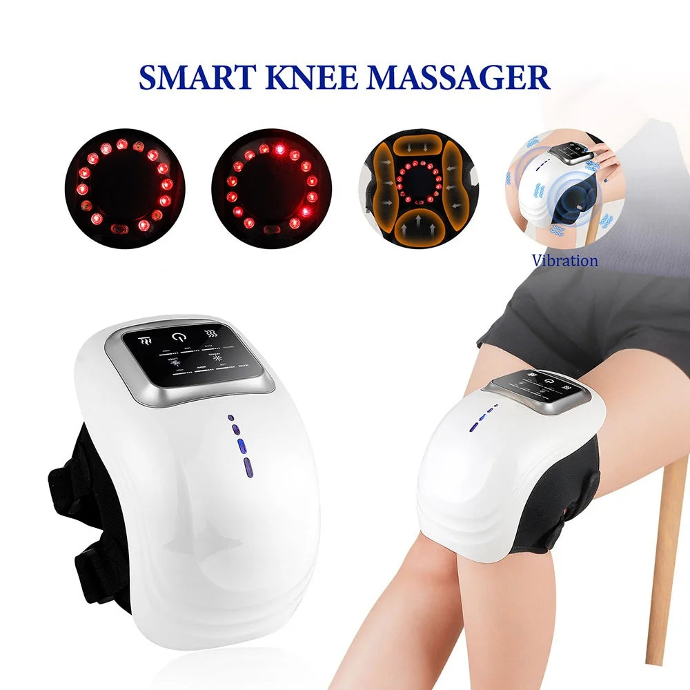Smart Knee Massager Vibration Air Pressure Knee Massage Machine Electric Elbow Shoulder Knee Masajeador