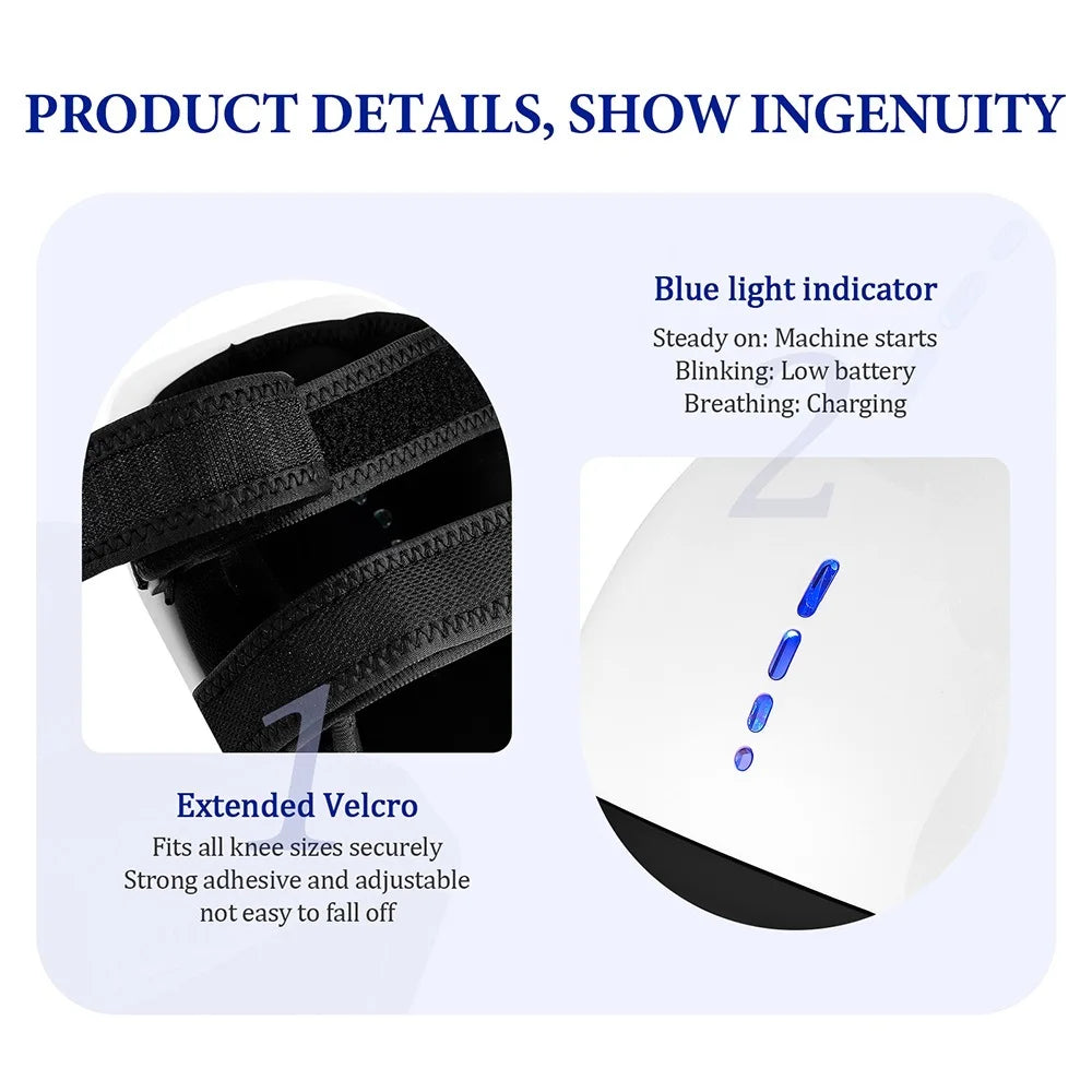 Smart Knee Massager Vibration Air Pressure Knee Massage Machine Electric Elbow Shoulder Knee Masajeador